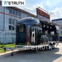 Camion de cuisine mobile Wetruth entièrement équipé pour pizzas, burgers, tacos, hot-dogs, café, snacks, bonbons, chips