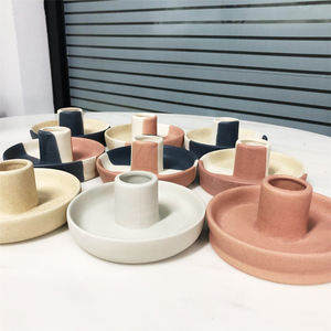 Porte-<span class=keywords><strong>bougie</strong></span> en céramique chandelier candélabres mariages centre <span class=keywords><strong>de</strong></span> <span class=keywords><strong>Table</strong></span> Centro <span class=keywords><strong>de</strong></span> Mesa porte-<span class=keywords><strong>bougie</strong></span> en céramique plaque chauffante - Product Image 1