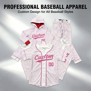 PURE Pink Ribbon Team Club Trainingshirt voor jeugd honkbal, borstkanker bewustwording, prestatie training, honkbal shirts, uniformen - Product Image 3