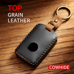Funda de Cuero Genuino para Llave de Coche Volvo V50 Xc90 C30 S60 V90 S90 S80 V60 Xc40 XC60, Llavero Hecho a Mano, Accesorios Interiores para Auto - Product Image 4