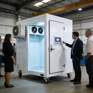 Best-Selling Custom Mobile <b>Freezer</b> Room Air Cooled Walk-in Cooler Daikin/Copeland Compressors Gear Components for Fish Storage - Product Image 1