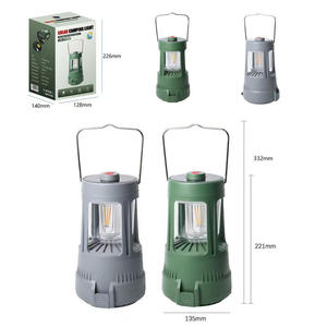 Lanterne de camping solaire <span class=keywords><strong>rechargeable</strong></span> avec boîte à outils multifonctionnelle, <span class=keywords><strong>lampe</strong></span> de tente <span class=keywords><strong>LED</strong></span> vintage portable avec fonction intégrée - Product Image 2
