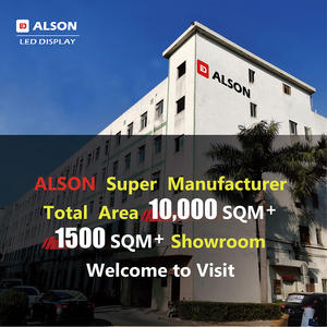 شاشة إعلانية خارجية كبيرة بتقنية LED من ALSON، لافتة رقمية خارجية ثلاثية الأبعاد للمراكز التجارية والهندسة المعمارية - Product Image 2