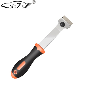 Herramienta de limpieza de vidrio, raspador de eliminación de pegatinas, raspador de afeitar de mango largo E47O - Product Image 5