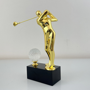 MH-NJ0104 Troféus Fabricante Personalizado Troféu Esportes Prêmios De Golfe Placa Em Branco Copo De Troféu De Vidro Crystal <span class=keywords><strong>golf</strong></span> prêmios - Product Image 6