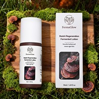Crème hydratante et apaisante pour le visage au champignon Reishi fermenté, à la bêta-glucane de Ganoderma, antioxydante, pour la barrière cutanée
