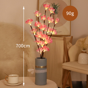 Lampu pohon cabang daun Maple buatan LED, lampu dekorasi lanskap dioperasikan baterai untuk pesta liburan lampu Natal - Product Image 4