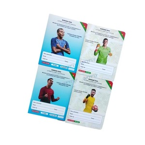 Cahier d'exercices personnalisé pour étudiants, reliure à cheval, cahier d'exercices étoile de football, cahier d'exercices pour l'école - Product Image 1