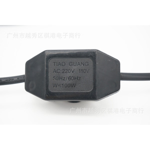 Cable con interruptor regulador de intensidad de 1.8m para lámpara de escritorio, control de velocidad, cable de alimentación de 220V, interruptor manual de plástico, venta directa de fábrica - Product Image 4