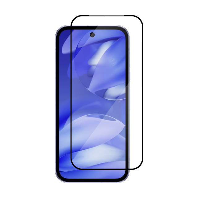 2.5D Silk Print Shatterproof Screen Protector for Google Pixel 9A 9H Tempered Glass Full Coverage Screen Protector HD Clear