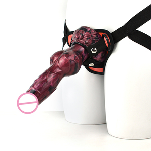 Consoladores sexuales usables para mujeres, Consolador de silicona líquida, Correa realista, con cinturón, gran oferta - Product Image 3