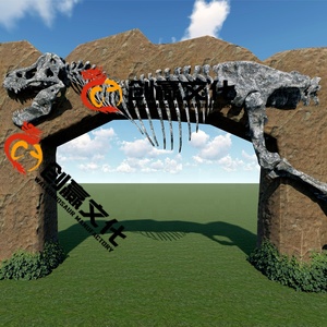 <span class=keywords><strong>Entrada</strong></span> al Parque Temático de Dinosaurios, Puerta de Dinosaurio Personalizada para Parque de Atracciones - Product Image 3