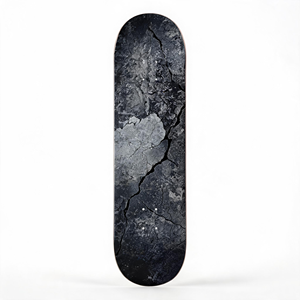 Planche de skateboard 7 plis en érable canadien, texture craquelée, graphisme Dark Stealth, fabricant professionnel de planches de skateboard, vente en gros - Product Image 3