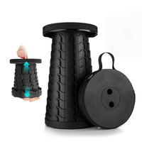 Tabouret pliant léger et amélioré, capacité de charge 400 lbs, tabouret pliable portable pour le camping, la pêche, la randonnée