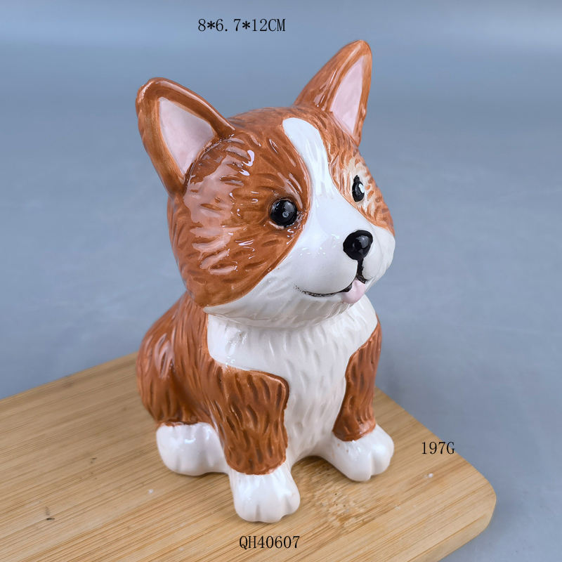 alcancía de cerámica marrón