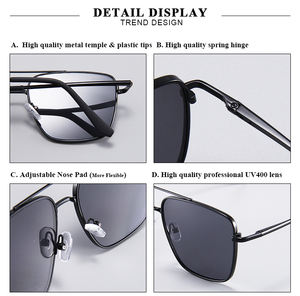 CONCHEN <span class=keywords><strong>gafas</strong></span> de sol de diseñador de metal inoxidable buen fabricante <span class=keywords><strong>gafas</strong></span> de sol para hombres <span class=keywords><strong>gafas</strong></span> de sol para mujeres - Product Image 5