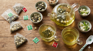 Bolsitas <span class=keywords><strong>de</strong></span> Té <span class=keywords><strong>de</strong></span> Jazmín Herbal Relajante Premium Sin Cafeína para un Mejor Sueño - Product Image 4