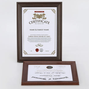 フォトフレーム壁と卓上ディスプレイプラスチックウッドPS紙素材タイプ写真フレーム - Product Image 6