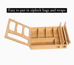 Planche à découper en bois et résine époxy de bambou avec motif vague océanique, forme rectangulaire durable, taille personnalisable pour une utilisation en cuisine - Product Image 5