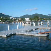 Plateforme flottante pour quai 1200*800*550mm en rotomoulage, pour la construction et le traitement de boîtes flottantes, destinée aux lacs intérieurs, rivières et mers