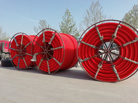 Tuyau COD en PEHD à haute rigidité SN8 pour conduit extérieur de câble de réseau télécoms à fibre optique souterrain