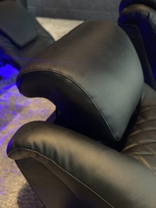Sofá de Cine Reclinable Eléctrico 3+2 con Costuras de Diamante y Reposacabezas Ajustable, Muebles para Cine en Casa, Asientos Reclinables Eléctricos para Películas - Product Image 6