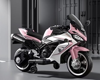 Moto électrique 12V pas chère pour enfants, jouet rechargeable à batterie pour enfants de 2 à 4 ans, moto de simulation