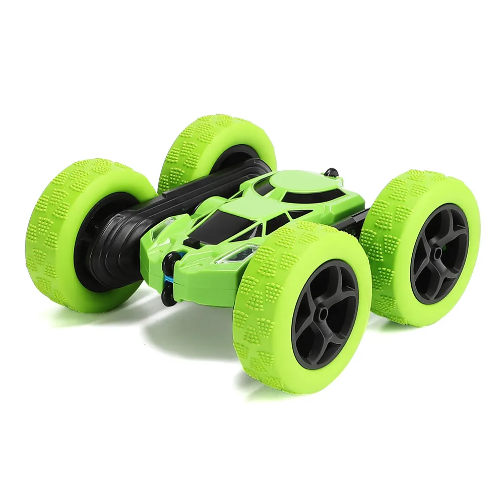 Flytec RC Car 2.4G High Speed Stunt Car 360 rotation light remote control racing car toy Christmas gifts