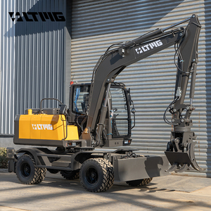 LTMG Excavadora de troncos giratoria hidráulica, máquina forestal, excavadora de ruedas de 7 toneladas y 8 toneladas con pinza de madera - Product Image 2