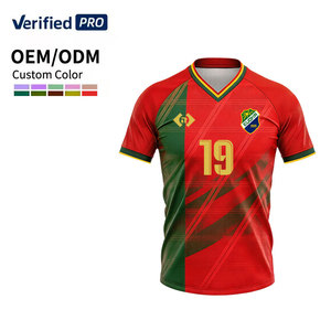 เสื้อฟุตบอลทีมพิมพ์ลายดิจิทัลแบบกำหนดเองปี 2026 คุณภาพสูงสำหรับผู้ใหญ่และเด็ก เสื้อฟุตบอลระบายอากาศได้ดี - Product Image 1