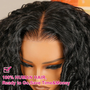 13x4 250 densité <span class=keywords><strong>Bumb</strong></span> perruque bouclée cheveux humains Hd pleine dentelle avant perruque vendeur brut indien vierge dentelle frontale perruque pour les femmes noires - Product Image 4
