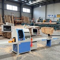 Scie de coupe transversale CNC automatique pour la production de structures en bois et usines de canapés - Machine de coupe de s