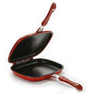 Sartén de doble cara, sartén <span class=keywords><strong>antiadherente</strong></span> para hornear, carne de pescado frita para el hogar en ambos lados, sartén para desayuno - Product Image 6