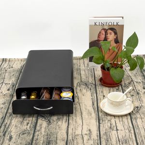 Support de rangement pour dosettes de café, capacité de 40 à 60 pièces, compatible avec les capsules K Cup Vertuo Dolce Gusto et Nespresso - Product Image 5