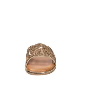 Valleverde Women's <b>Flat</b> Sandals Bronze 37 Low Heel Slipper - Product Image 3