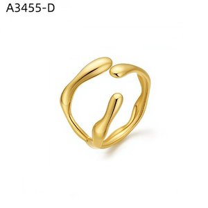 เอมี่ เอมี่แฟชั่นริง A3455 สแตนเลสดีไซน์ทันสมัย ​​เครื่องประดับของขวัญสำหรับผู้หญิงสวมใส่ทุกวัน - Product Image 2