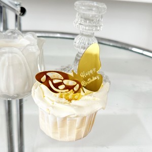 ของตกแต่งเค้กอะคริลิค รูปผีเสื้อ น้ำผึ้งและรสหวาน สำหรับวันเกิด วันครบรอบ ของตกแต่งโต๊ะขนมหวานสำหรับงานปาร์ตี้ - Product Image 4