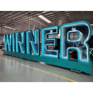 Custom 3D Business LED Signs Letters Infinity Mirror LED Channel Letter Sign Acrílico Logo DC Fuente de alimentación al por mayor para la Oficina - Product Image 5