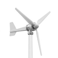 Éolienne GWZK GWS-5KW 5000W pour l'électrification rurale et agricole, démarrage à 2,5 m/s, rotor de 5,4 m, 3 pales en PRV, 220V 380V, PMSG, IP54, 20 ans de garantie