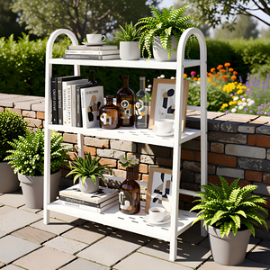Estantería Minimalista para Libros y Plantas, para Espacios Estrechos Junto a la Ventana, de Pie, en Oferta - Product Image 1