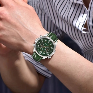 Montre pour homme PAGANI DESIGN NEW 1811, marque haut de gamme, écologique, verre saphir, chronographe, étanche 50 m, quartz, classique, luxe, cadeau - Product Image 5