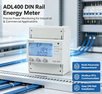 Medidor de Energía Trifásico Acrel ADL400 para Riel DIN, 0-100A, Conexión Directa, MODBUS-RTU, Pantalla LCD, Certificado MID para Sistemas SCADA