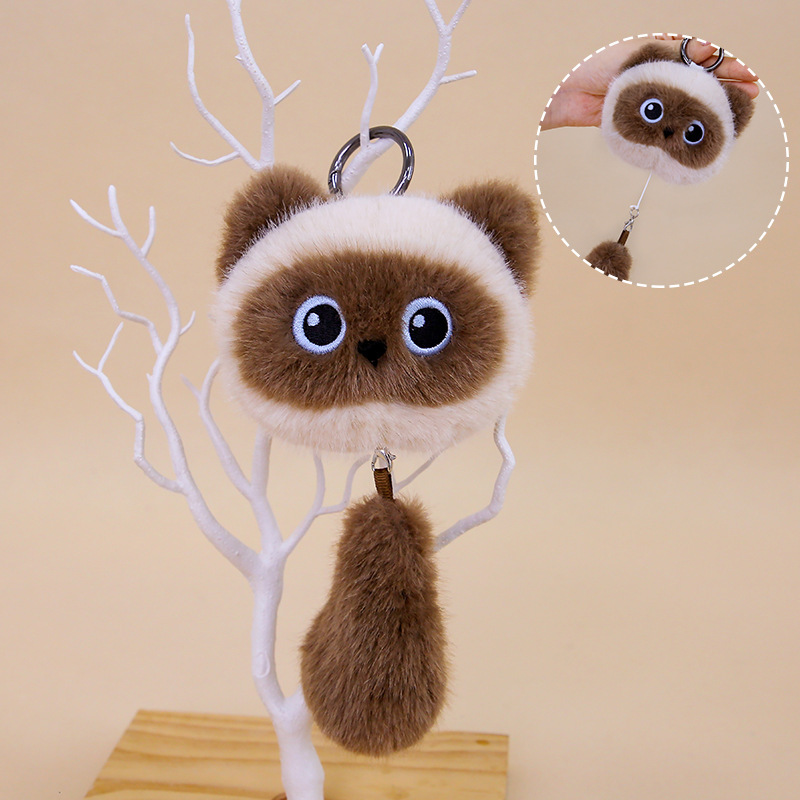 Love tail pendant-siamese cat