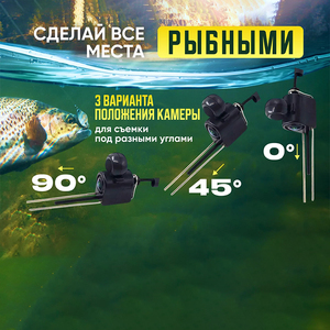 Caméra de pêche <span class=keywords><strong>sous</strong></span>-marine professionnelle avec lumière LED infrarouge, 4,3 pouces, 20 m, étanche IP68, détecteur de poissons en haute mer, cadeau de pêche - Product Image 3