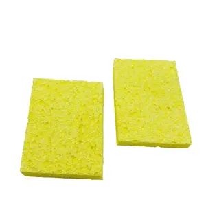 Eco-friendly Kitchen Cleaning Scrubber Cellulose Sponge Scrub Customized ISO Household Trending Products On Amazon Kitchen