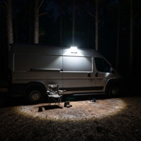 Barre lumineuse LED blanche 12V pour auvent, 30 LED, montage en surface, lampe de porche pour camping-car, caravane et camion