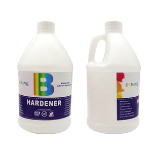 Résine époxy transparente cristalline OSBANG OS-810 1 gallon 3:1 pour le travail du bois et les pendentifs faits à la main (colle liquide) - Product Image 1