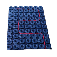Membrane de Désolidarisation Rouge pour Carrelage, Sous-couche Imperméable Anti-Fissuration pour l'Installation de Carrelage Céramique