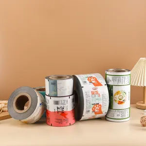 Laminated metalized film roll food packaging seale bopp pvc food packaging plastic roll film plastic pack