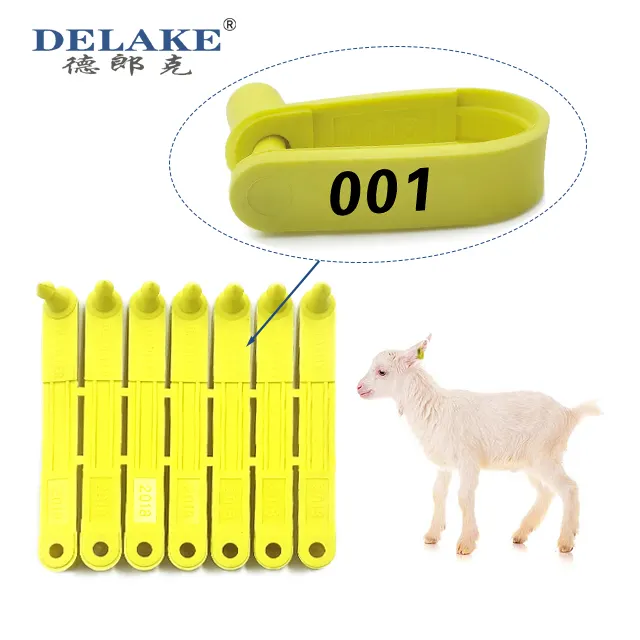 羊ヤギ用農機具動物耳タグプライヤー金属家畜ブルーイヤータグアプリケーター